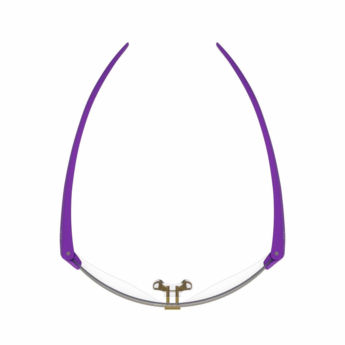 CliniSpecs Medical Safety Glasses Noble Purple with Gold Nose