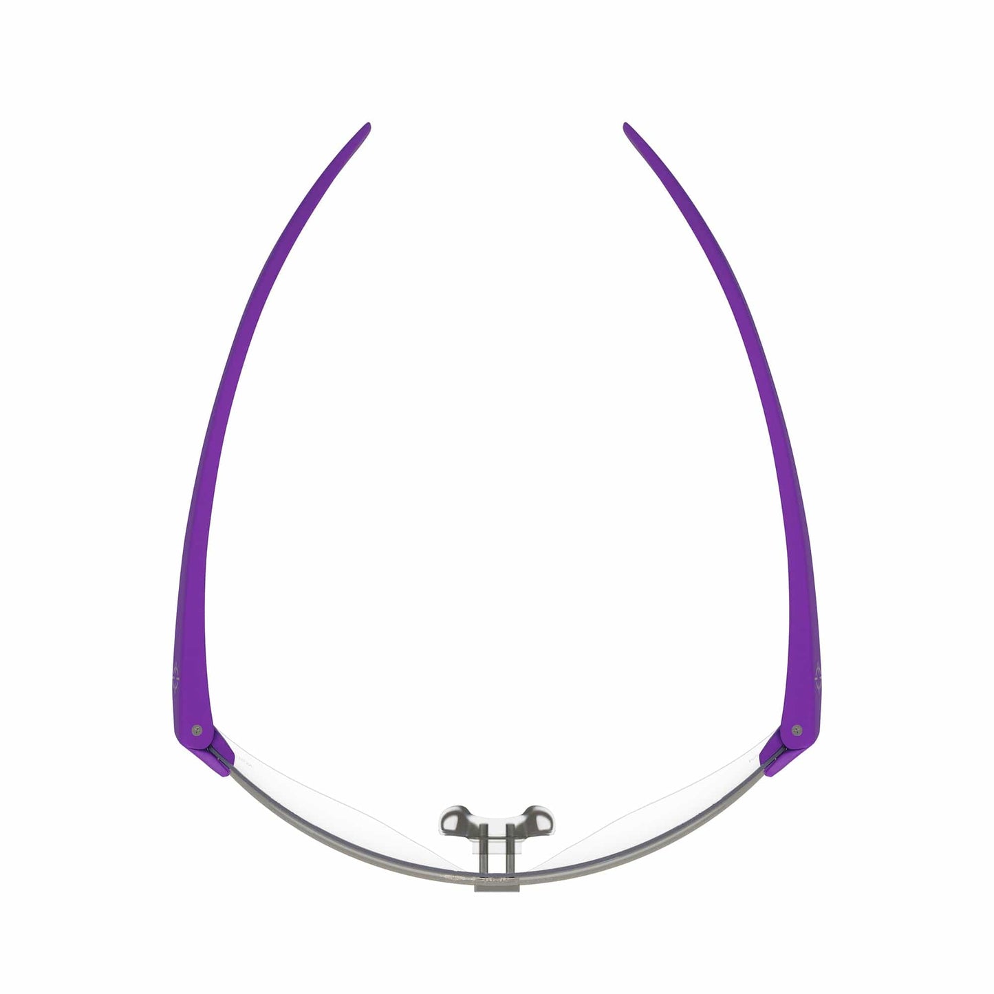 CliniSpecs Medical Safety Glasses Noble Purple with Silver Nose