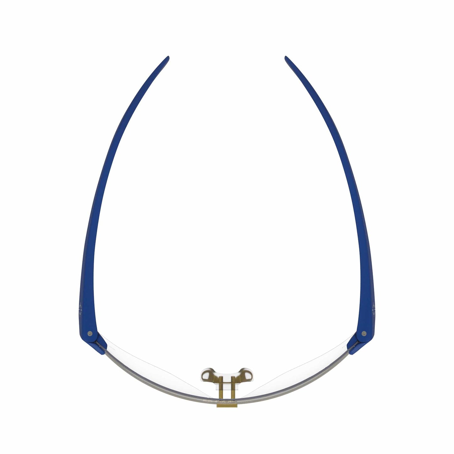 CliniSpecs Medical Safety Glasses Regal Navy with Gold Nose