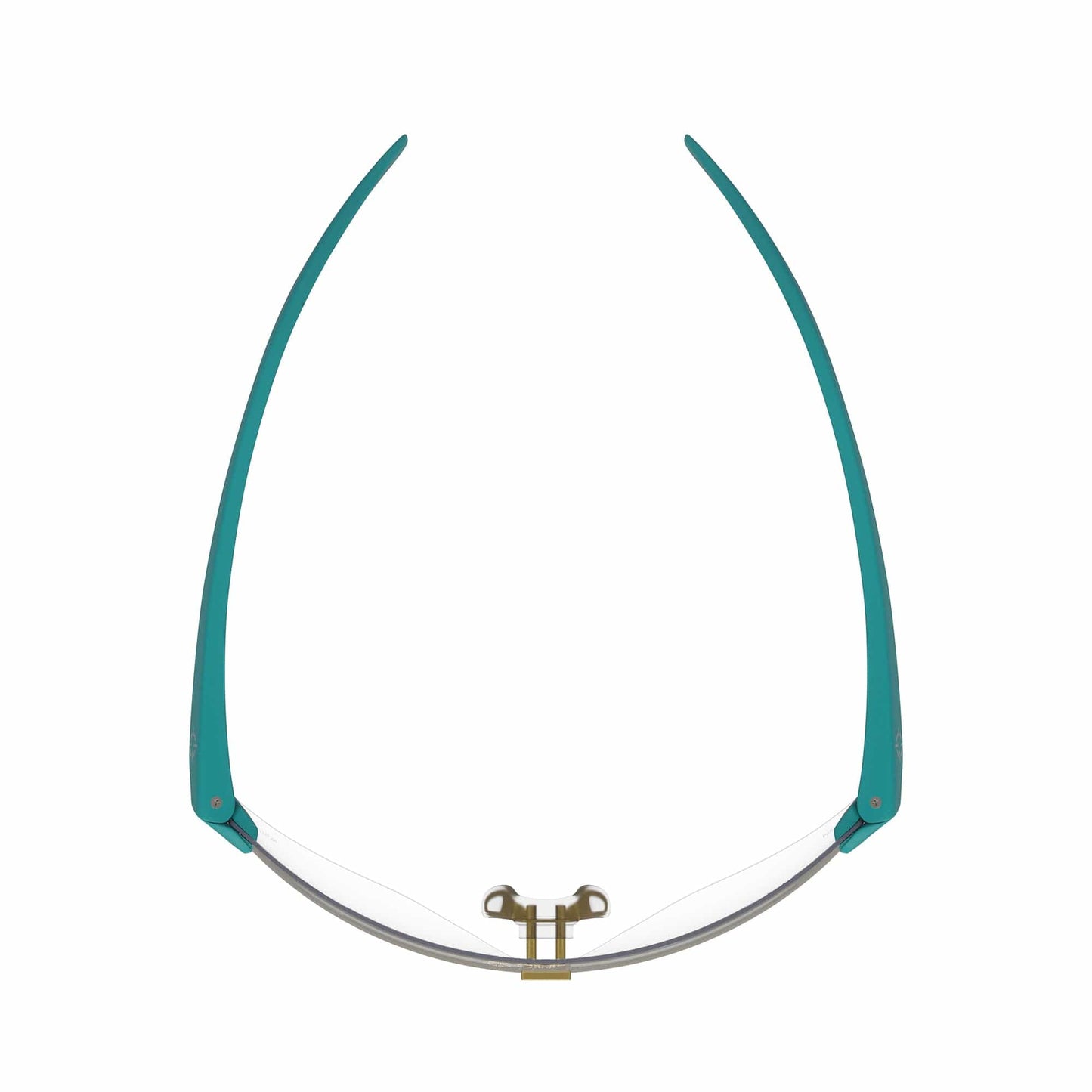CliniSpecs Medical Safety Glasses Vector Teal with Gold Nose