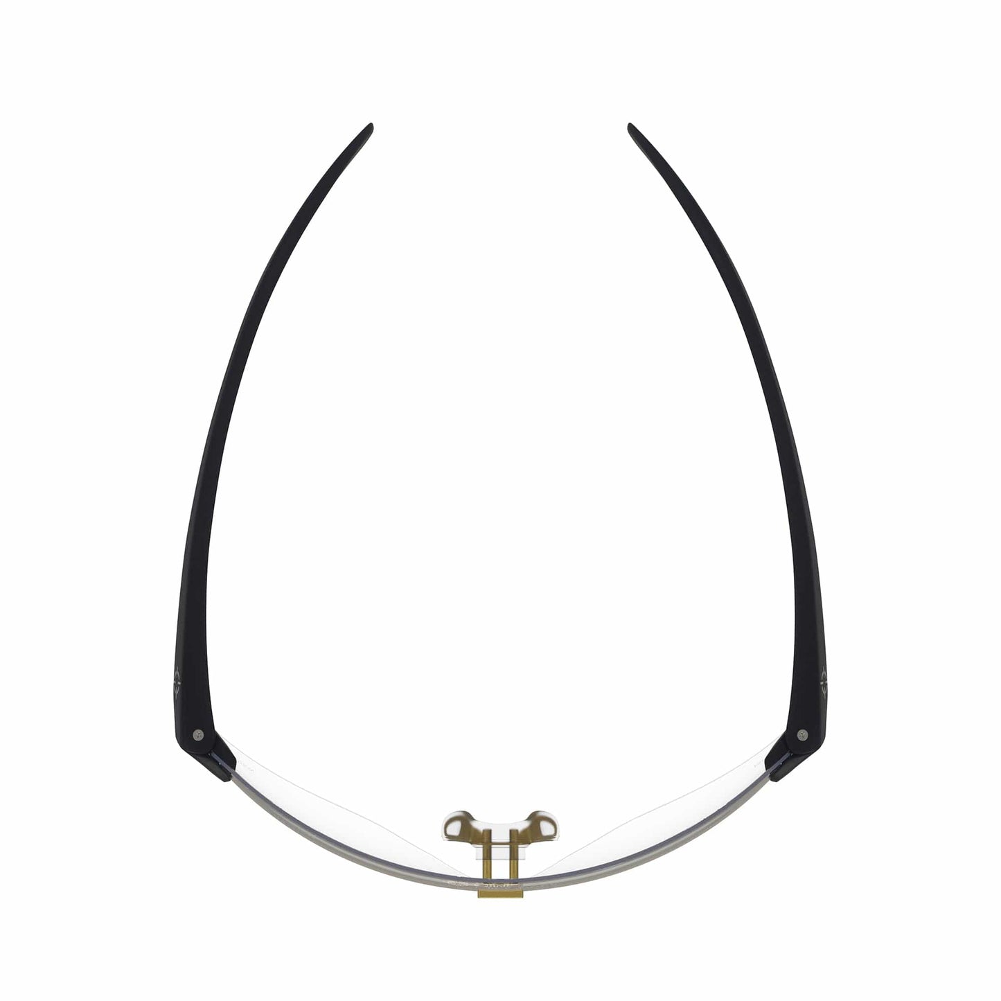 CliniSpecs Medical Safety Glasses Velvet Black with Gold Nose