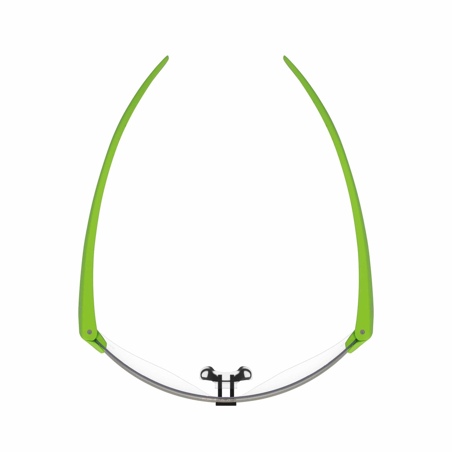 CliniSpecs Medical Safety Glasses Luminous Lime with Black Nose