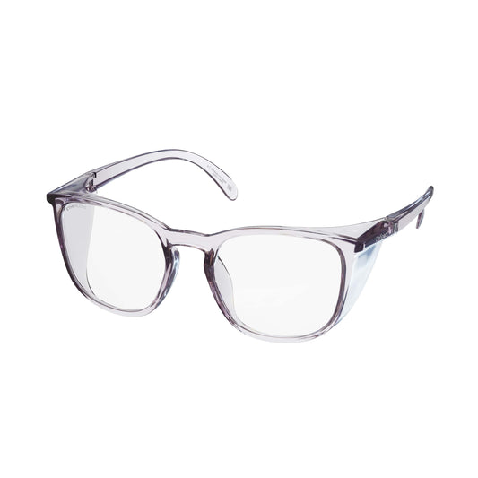 CliniSpecs Safety Glasses Square in Noble Purple