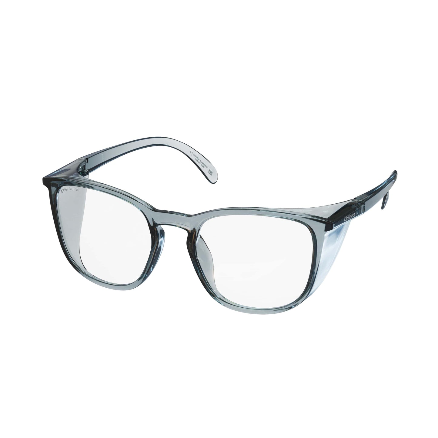 CliniSpecs Safety Glasses Square in Regal Navy