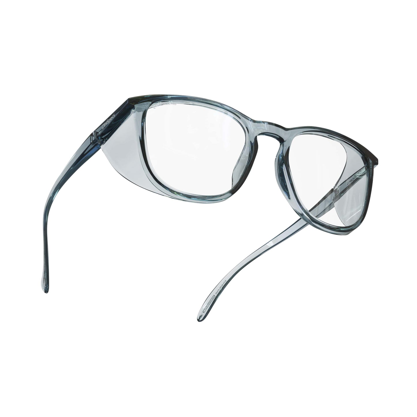 CliniSpecs Safety Glasses Square in Regal Navy