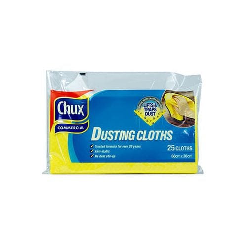 Clorox Australia Cleaning & Washroom Supplies Carton of 125 Clorox Chux Dusting Cloth 60 x30cm Yellow