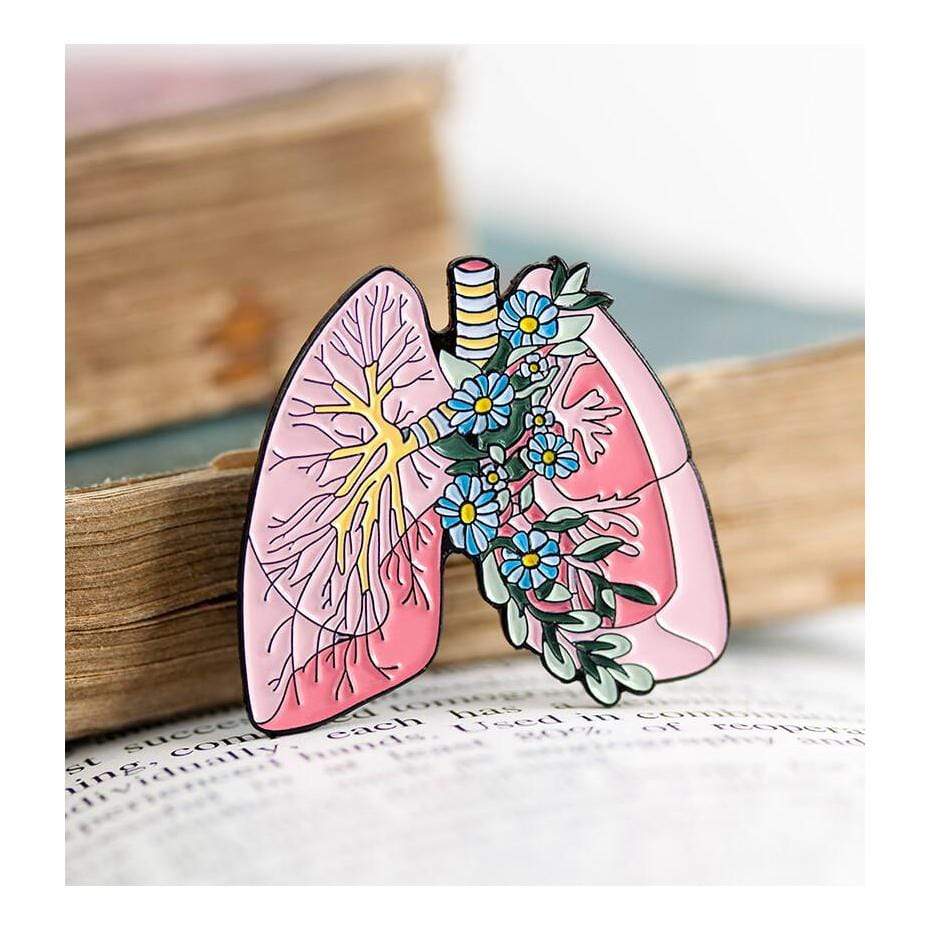 Codex Anatomicus Enamel Pin Anatomical Lung Pin