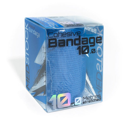 Cohesive Bandage Blue 10cm x 10m