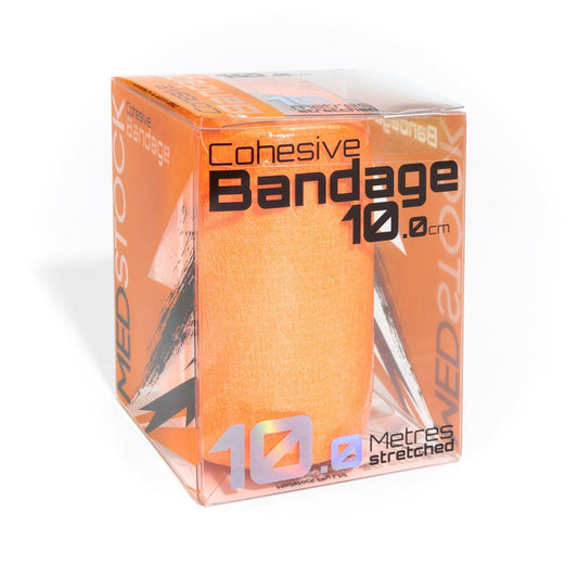 Cohesive Bandage Orange 10cm x 10m
