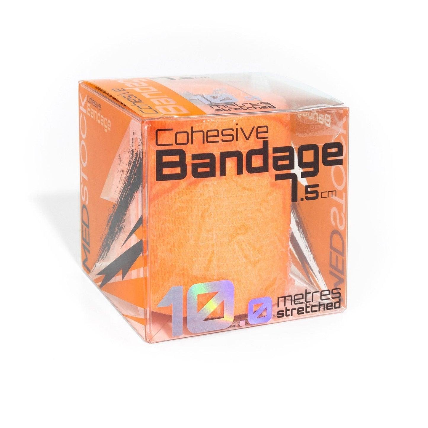 Cohesive Bandage Orange 7.5cm x 10m