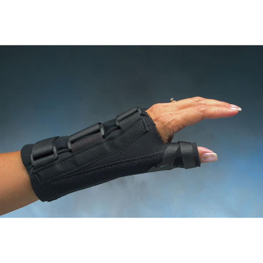 NorthCoast Comfort Cool D-Ring Thumb & Wrist Splint — Breathable Neopr
