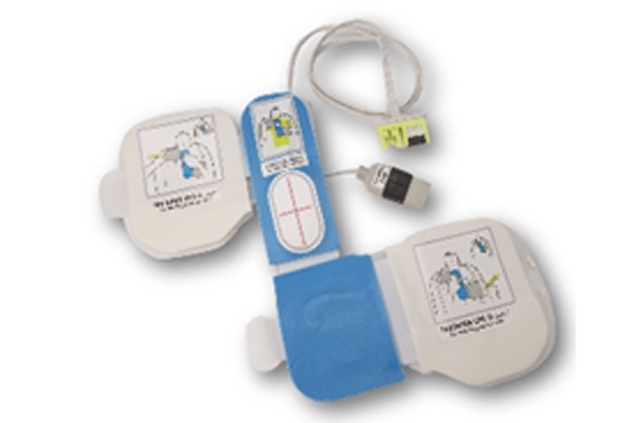 CPR-D-padz Training Electrode with Y Cable for use with Clinical AED Plus device and Simulator