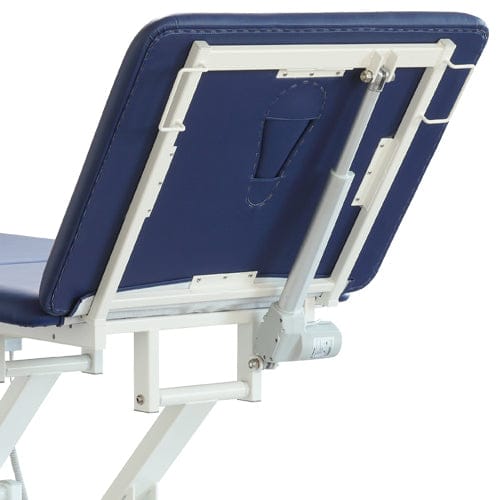 Dalcross 3 Section 3 Motor All Electric Hi-Lo Couch - Blue Vinyl