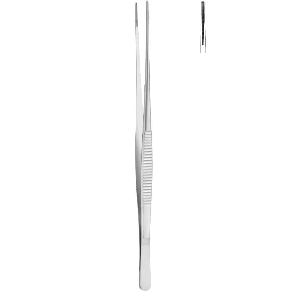 Professional Hospital Furnishings Forceps 24cm / 2mm wide jaws Debakey Atraumatic Vascular Forceps