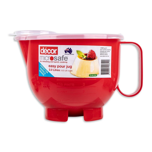 Décor Kitchen Equipment Decor Microwave Jug With Lid 2L