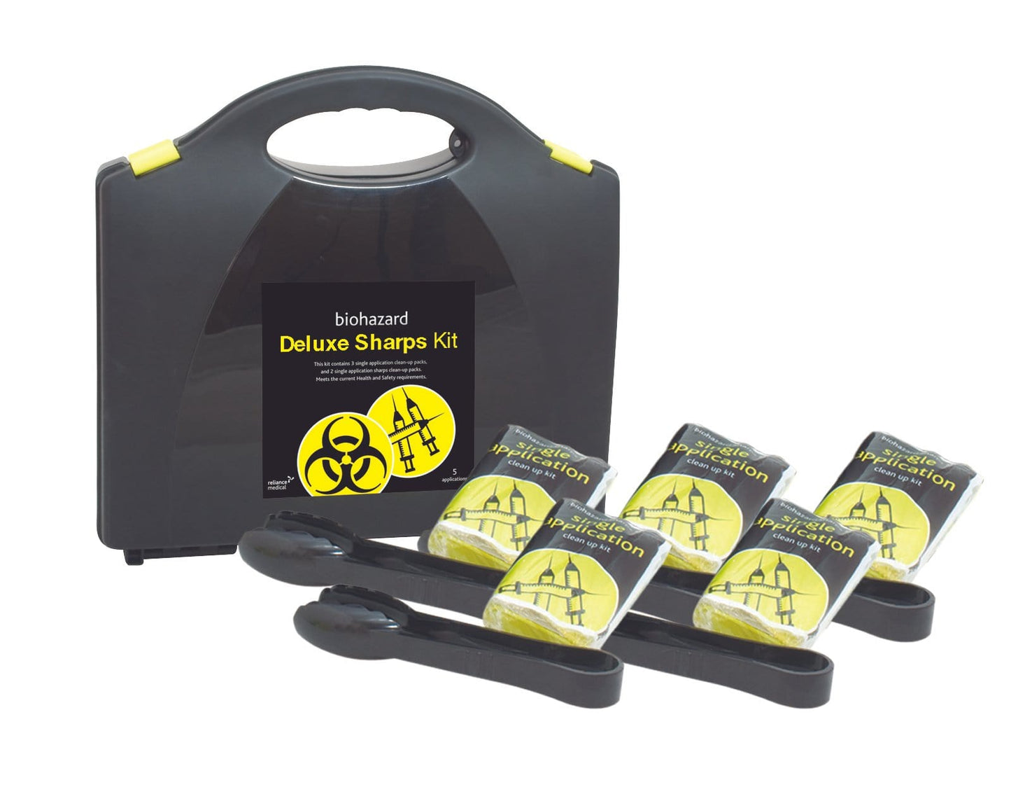 FastAid First Aid Equipment Deluxe Sharps Kit, Plastic Portable