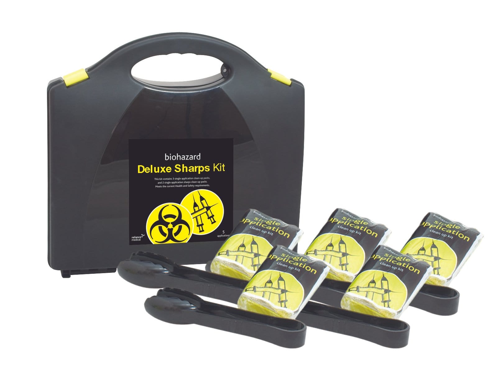 FastAid First Aid Equipment Deluxe Sharps Kit, Plastic Portable