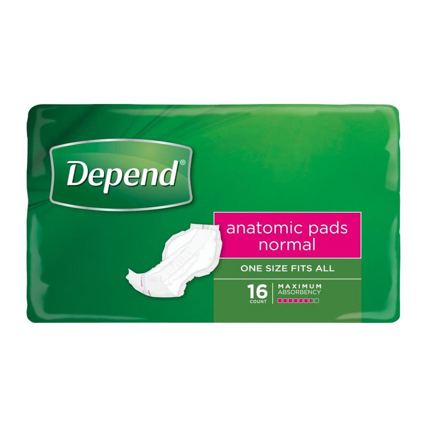 Depend Anatomic Pad-Normal