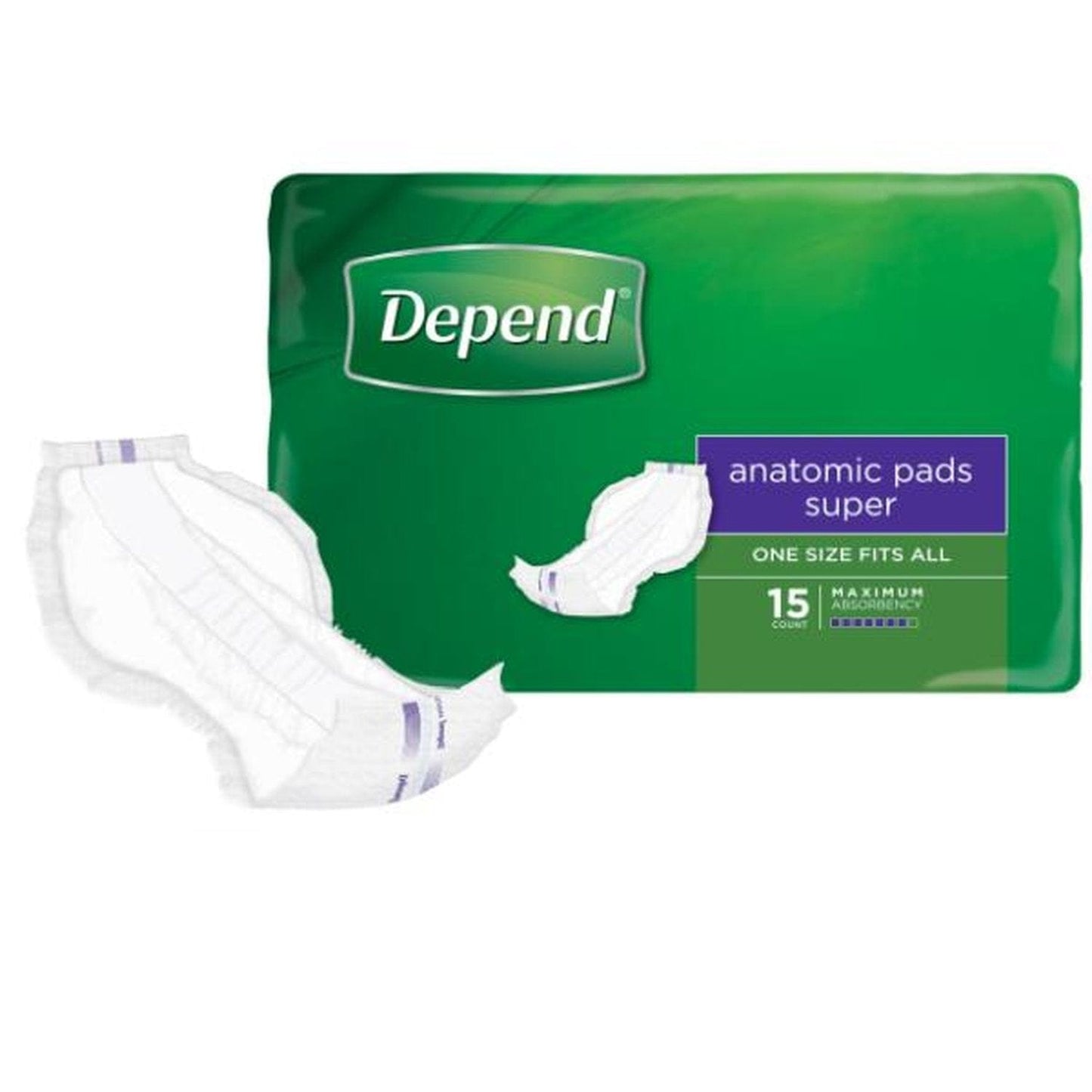 Depend Anatomic Pad-Super