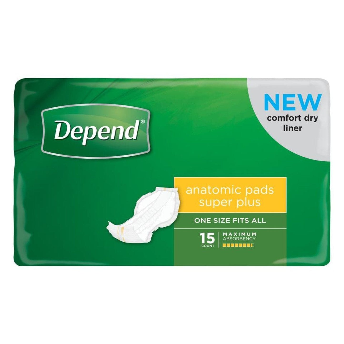 Depend Anatomic Pad-Super Plus