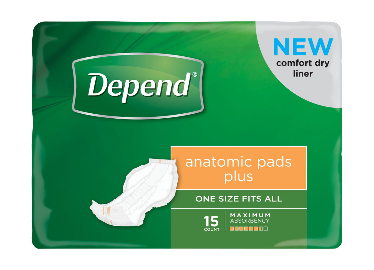 Depend Anatomic Pads Plus