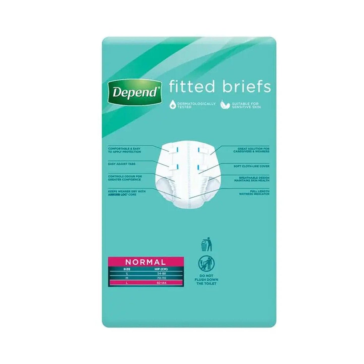 Depend Brief Normal Large