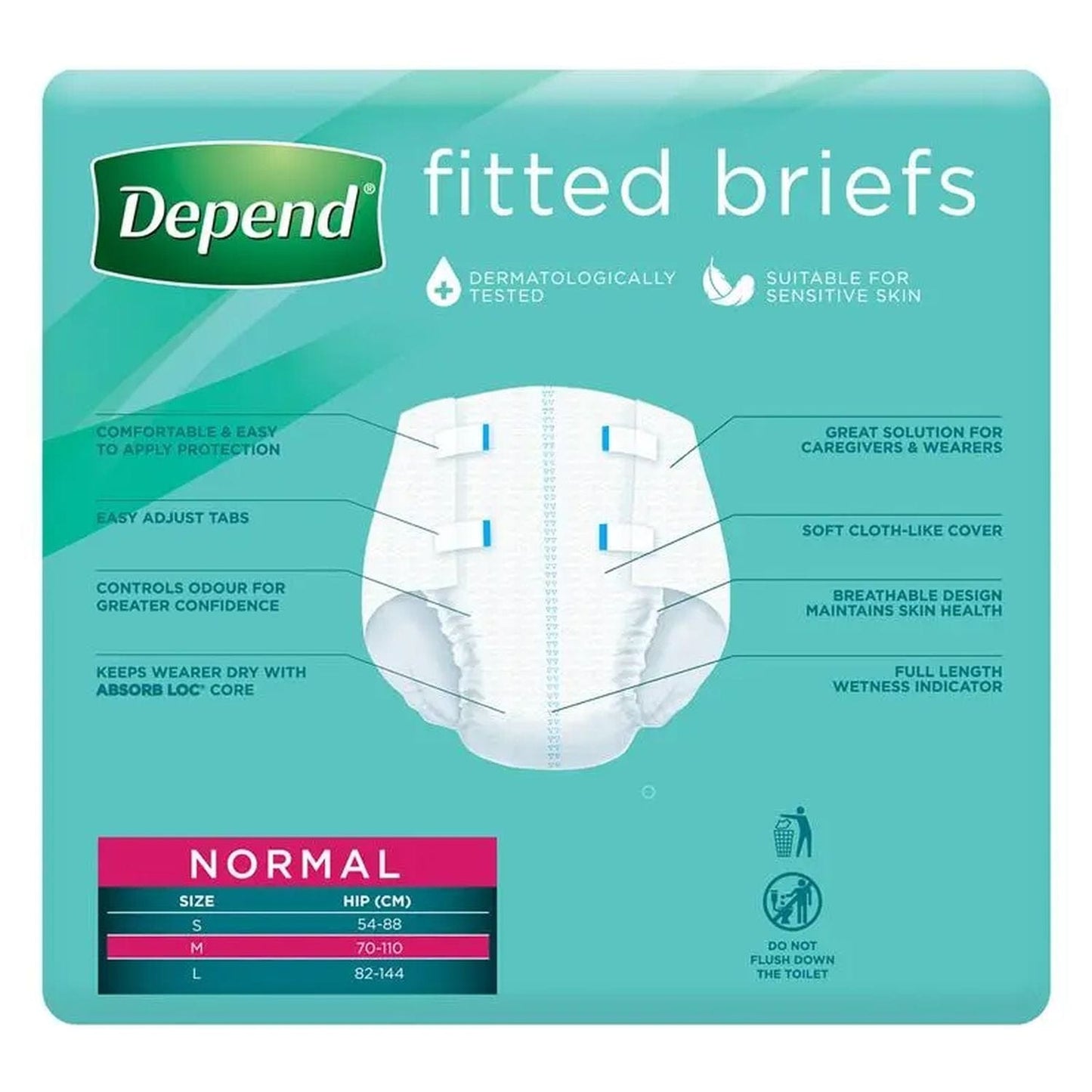 Depend Brief Normal Medium