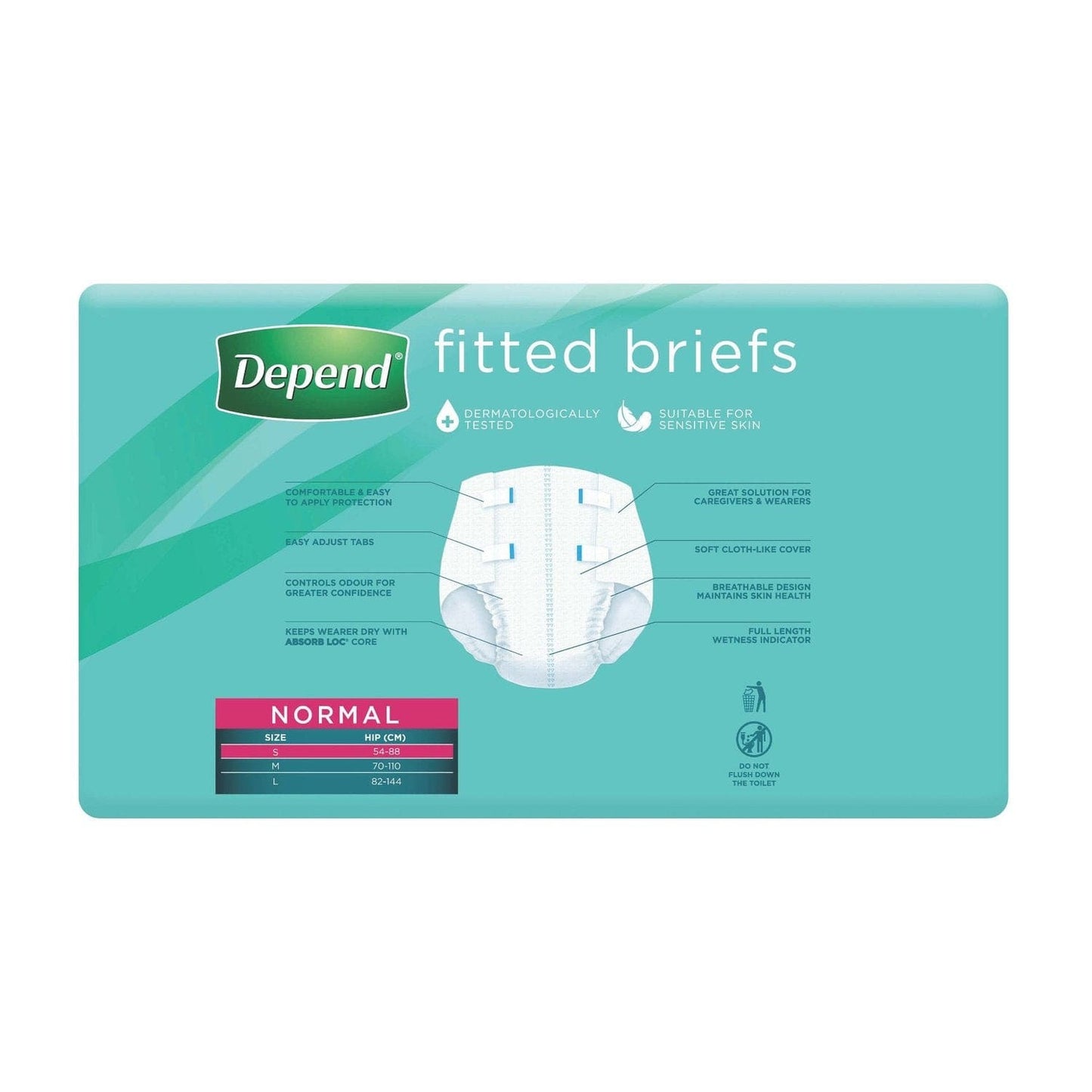 Depend Brief Normal Small
