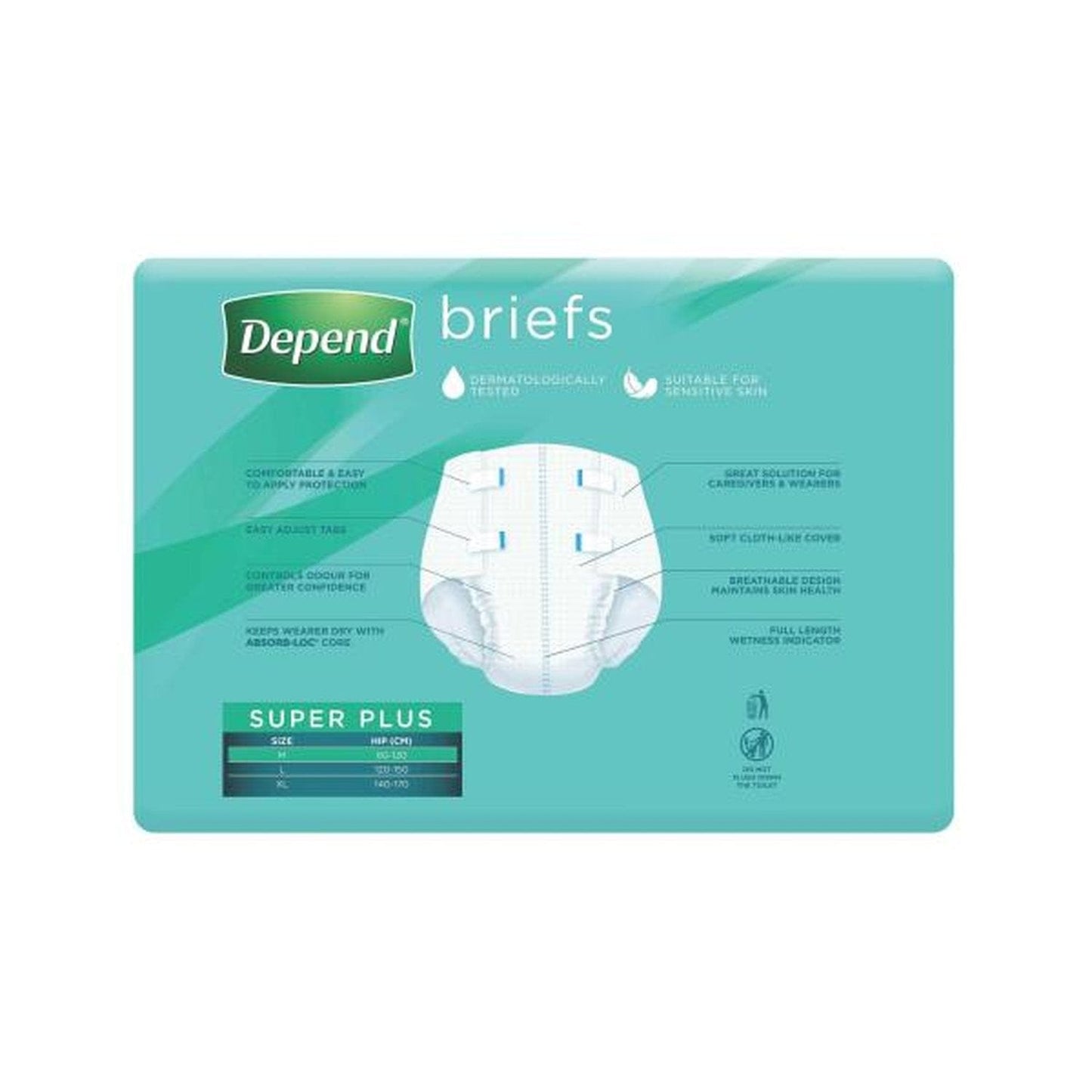 Depend Brief Super Plus Medium