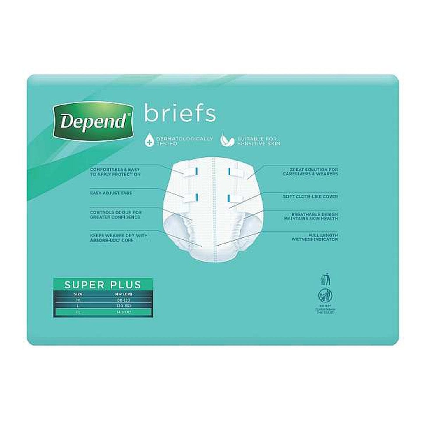 Depend Brief Super Plus XLarge