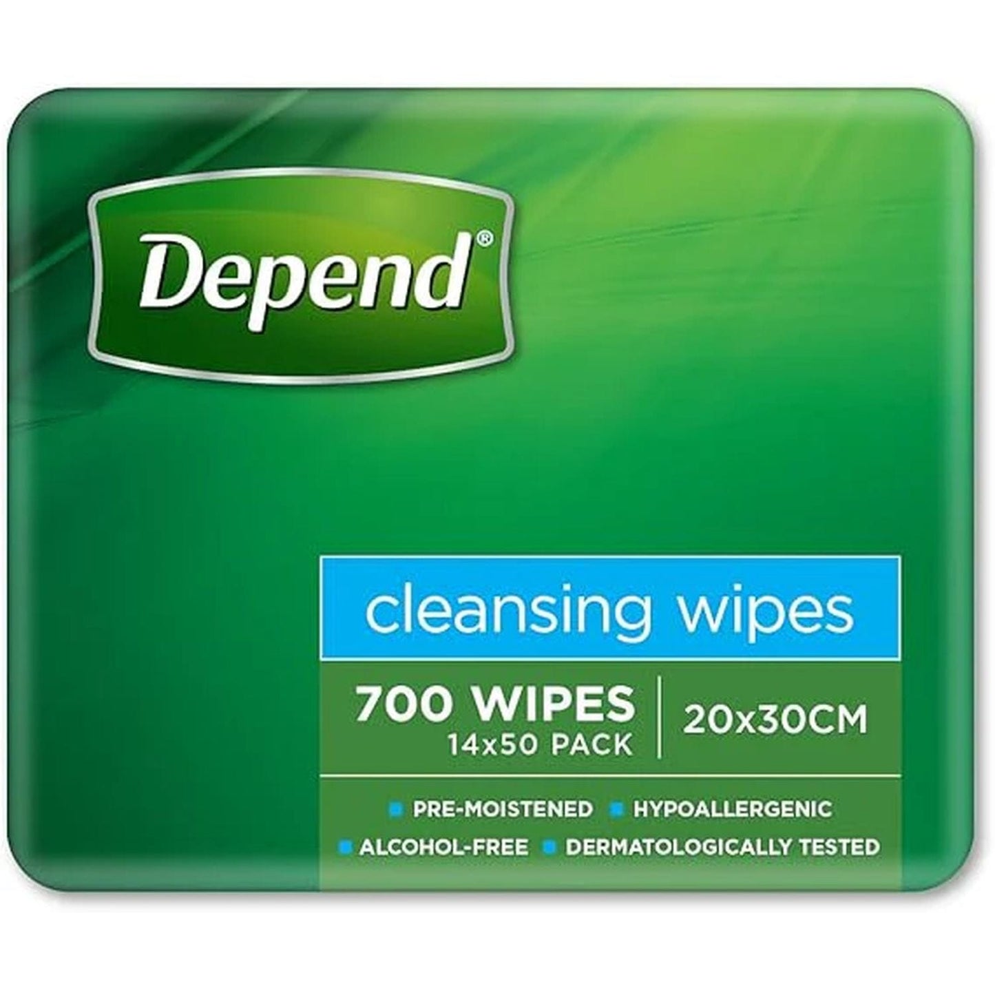 Depend Cleansing Wipes
