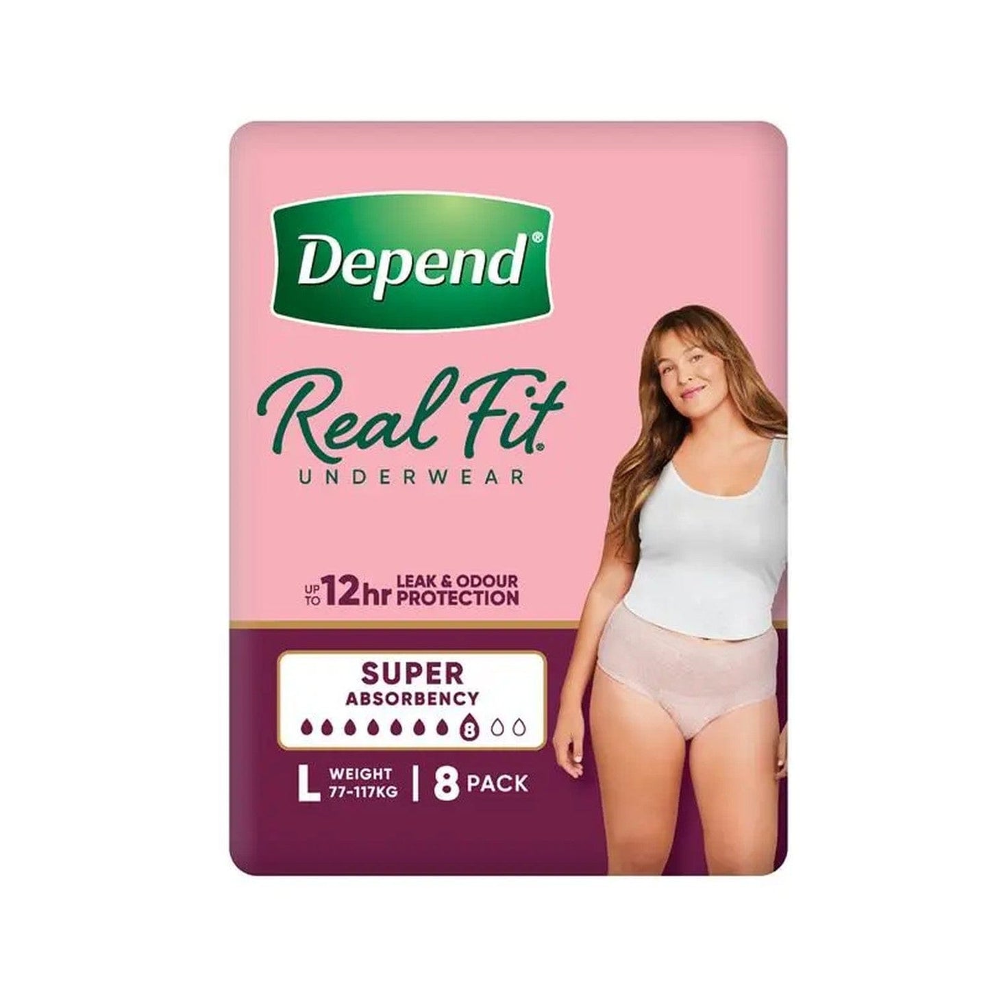 Depend Real Fit for Women Super