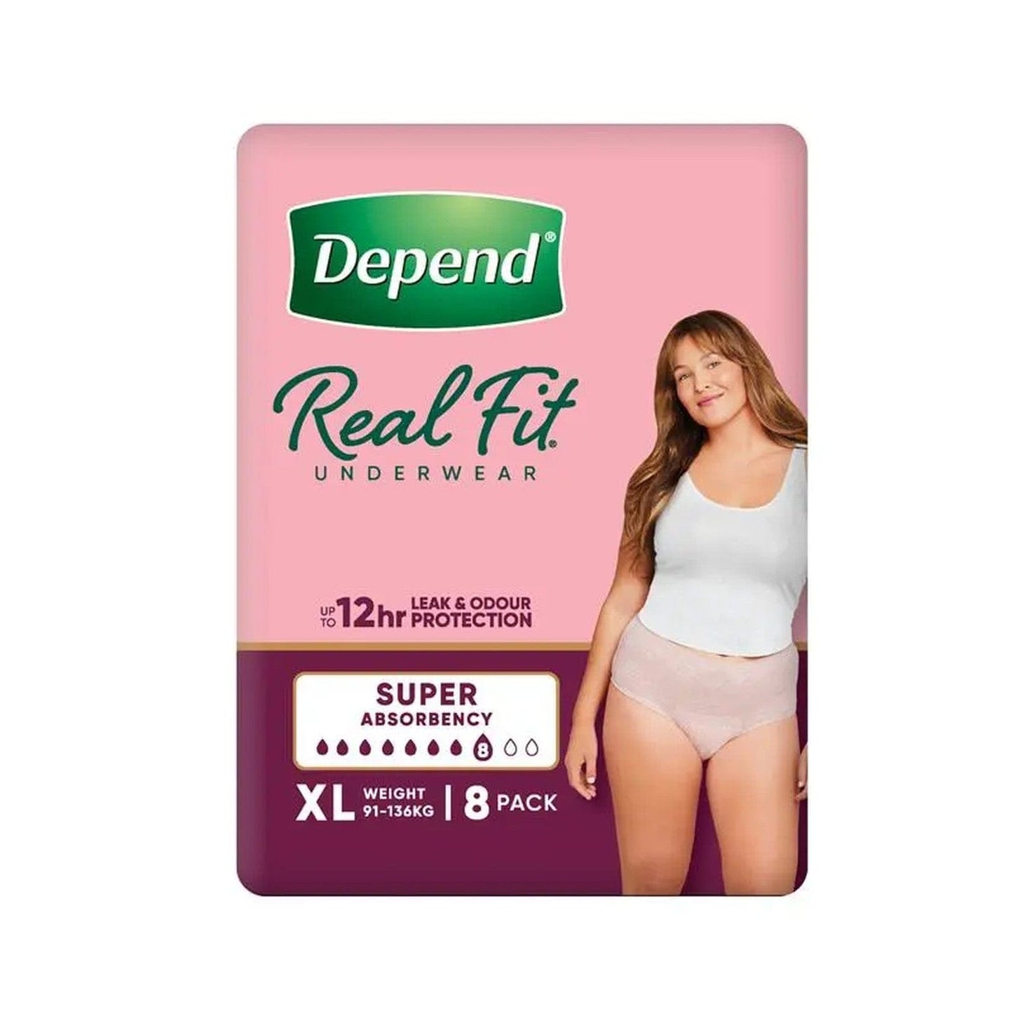 Depend Real Fit for Women Super