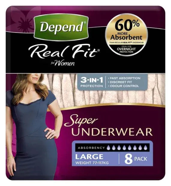 Depend Real Fit for Women Super
