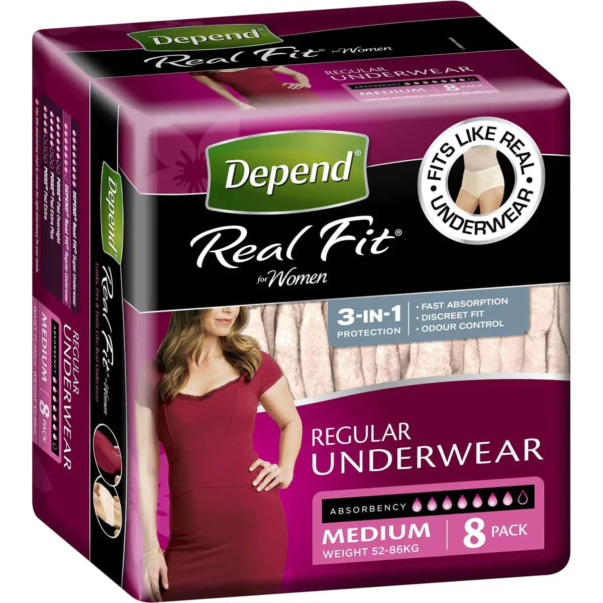 Depend Real Fit for Women Underwear