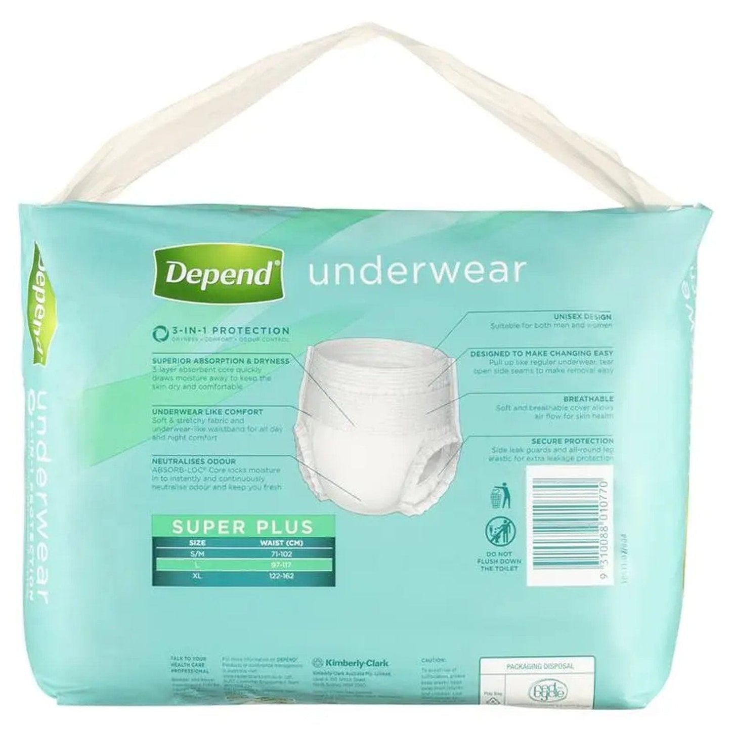 Depend Super PLUS Unisex