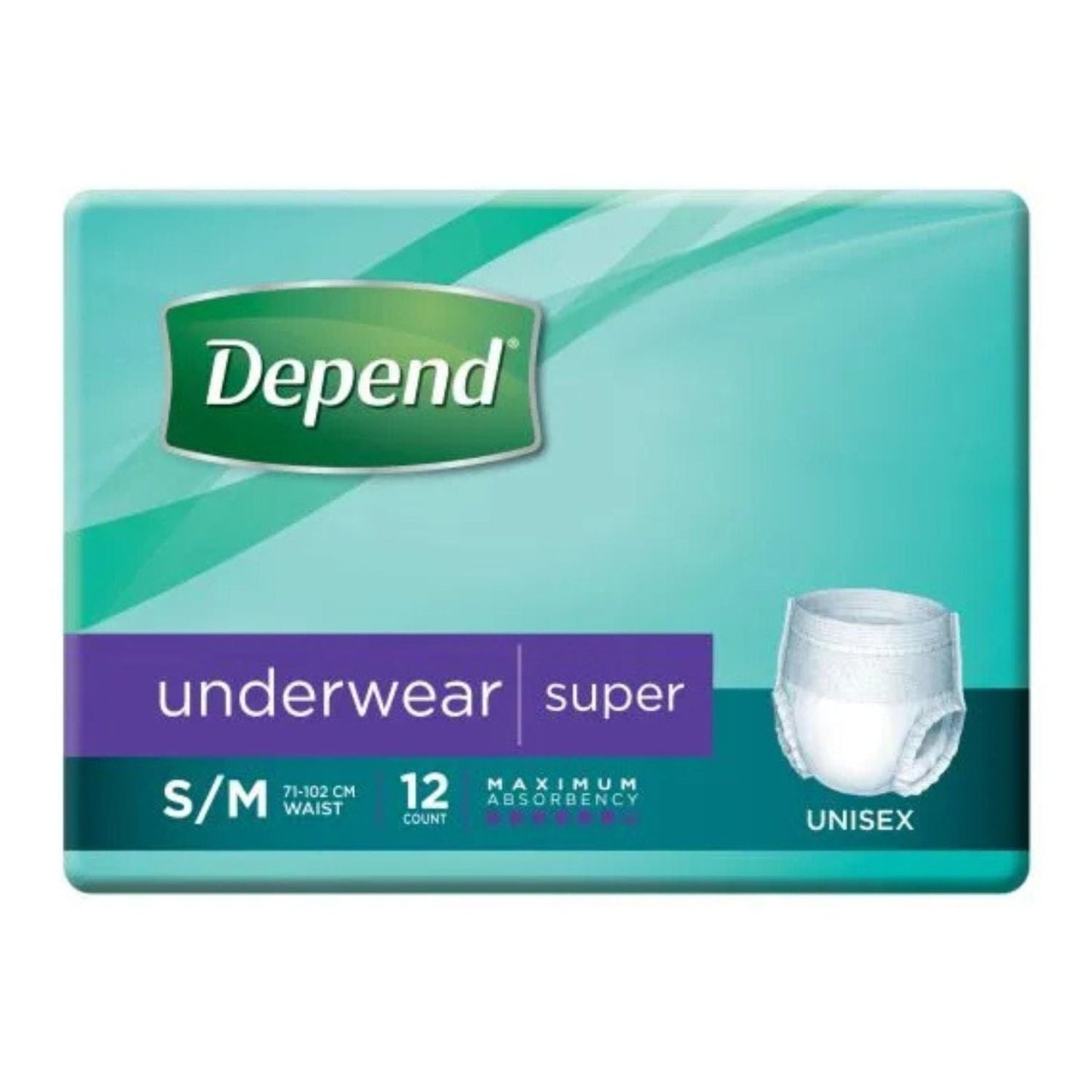 Depend Super Unisex Underwear