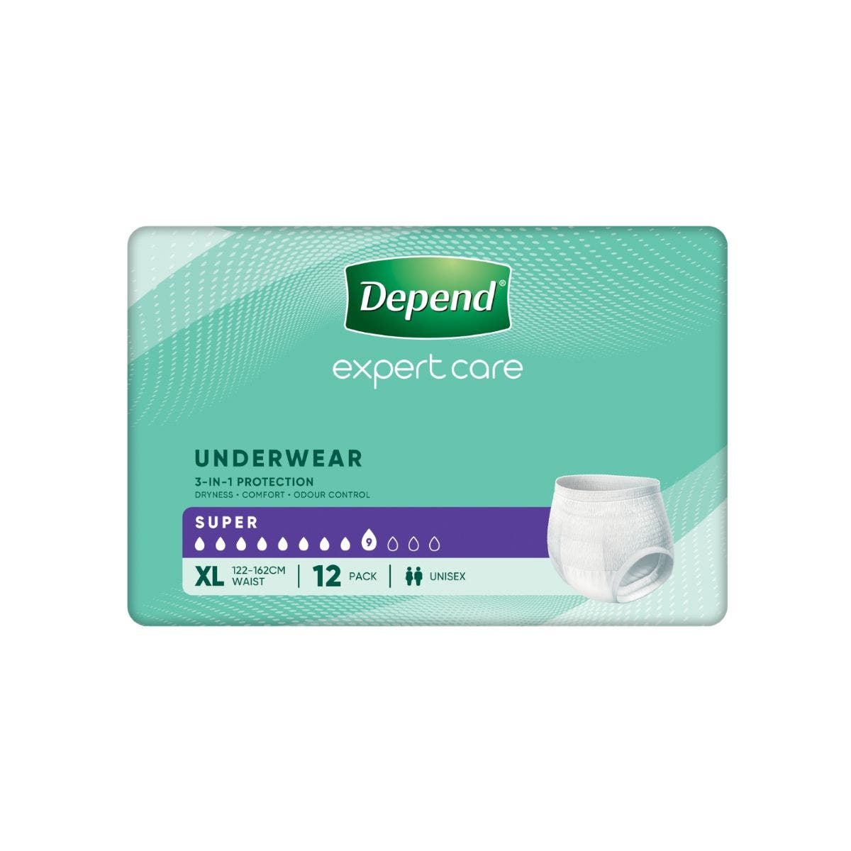 Depend Super Unisex Underwear