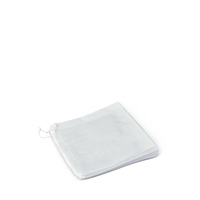 Detpak Disposable Food Packaging Pack of 500 Detpak Grease Proof Lined Bag 2 Square