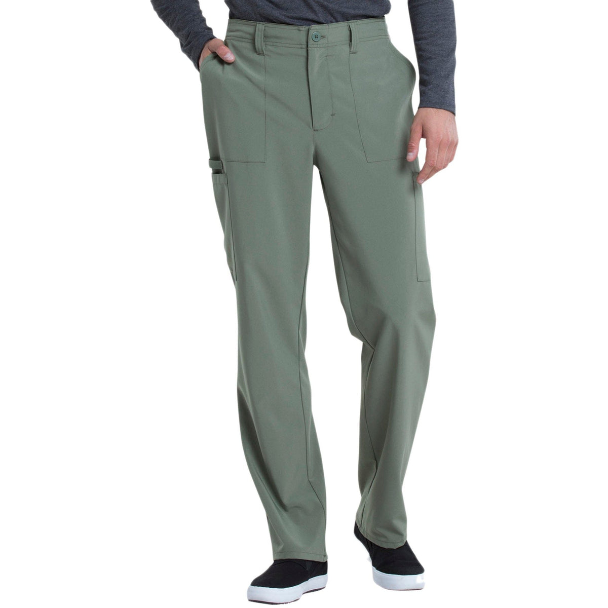 Dickies EDS Essentials DK015 Natural Rise Drawstring Scrub Pant Men Olive