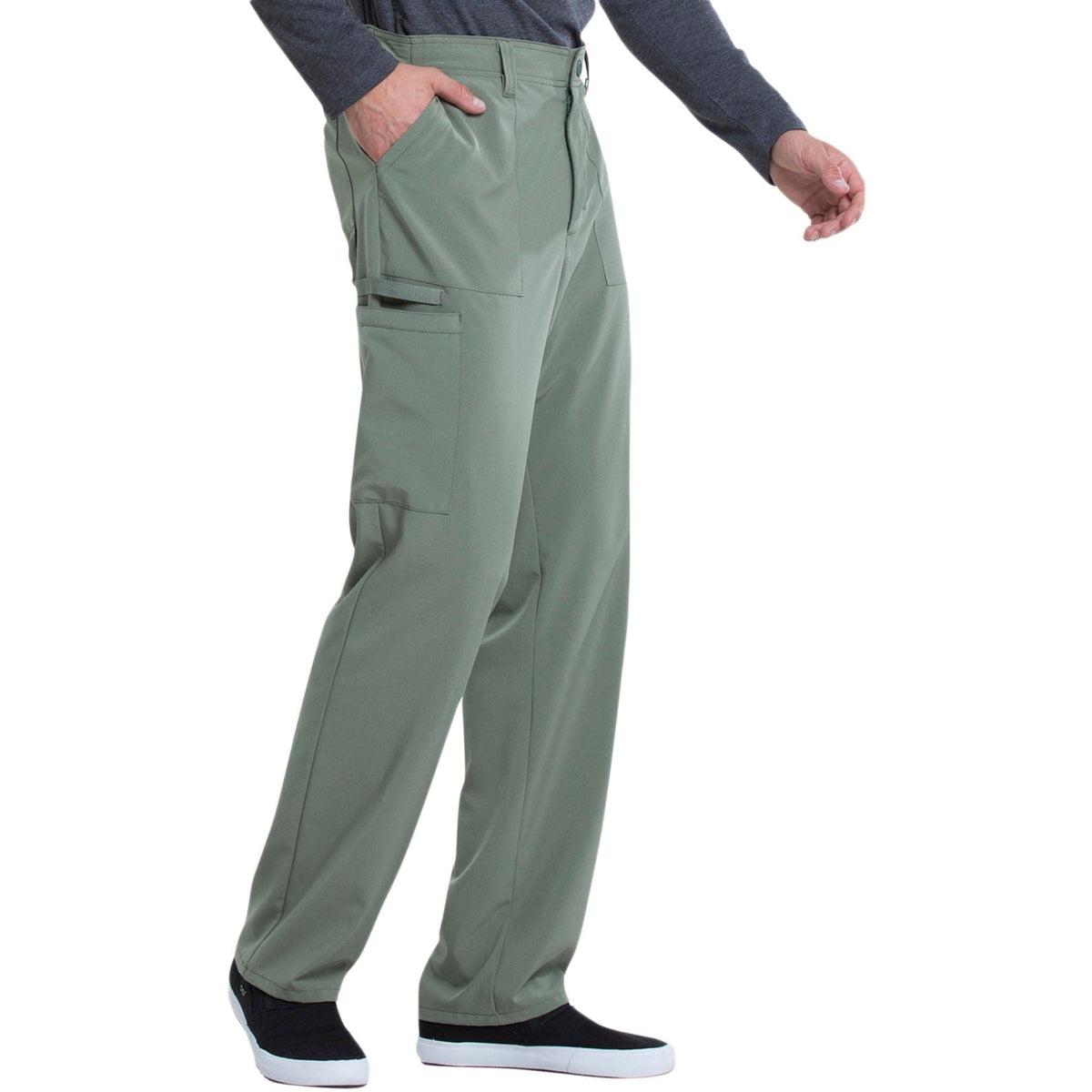 Dickies EDS Essentials DK015 Natural Rise Drawstring Scrub Pant Men Olive