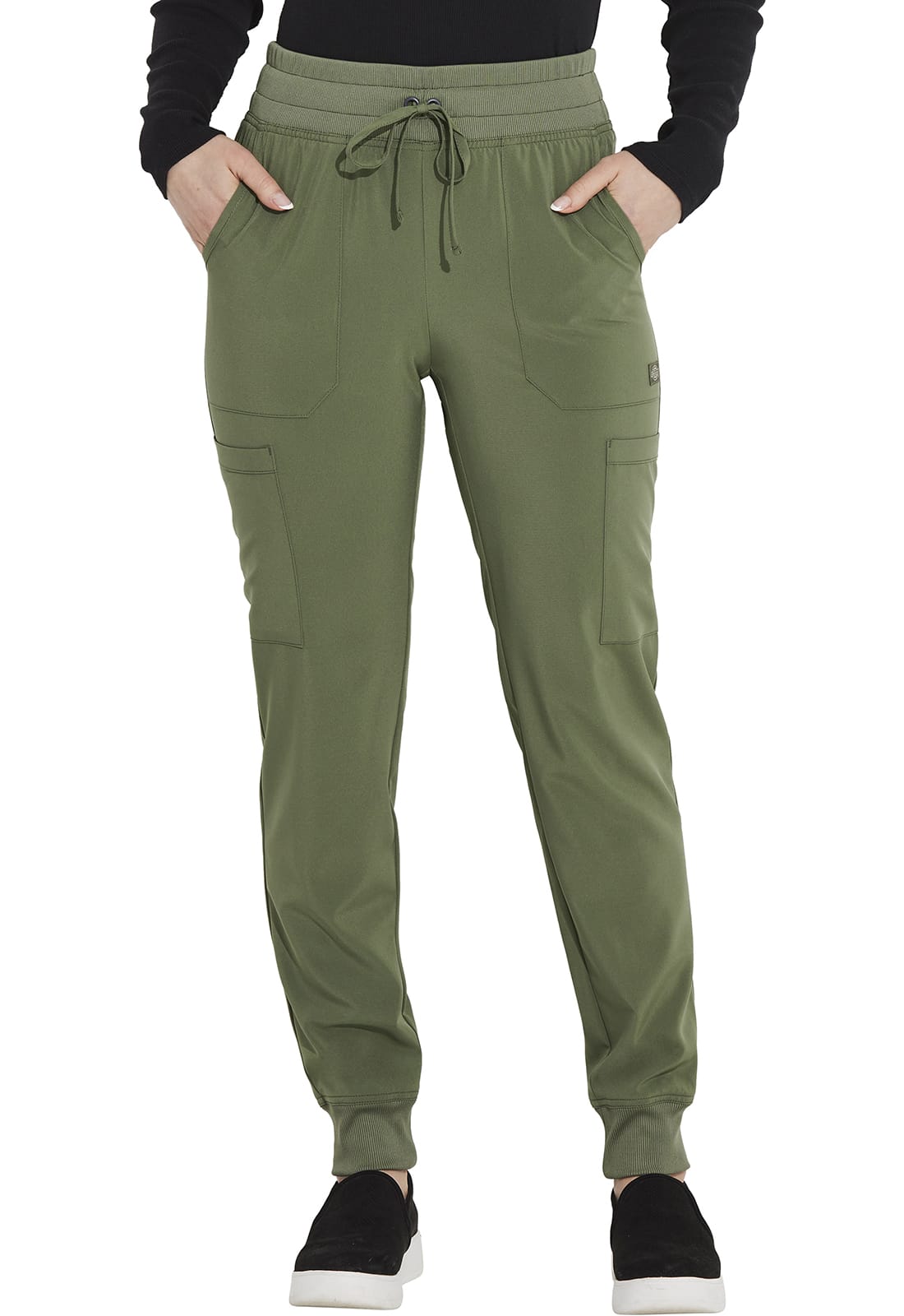 Dickies EDS Essentials DK065 Mid Rise Jogger Scrub Pant Women Olive