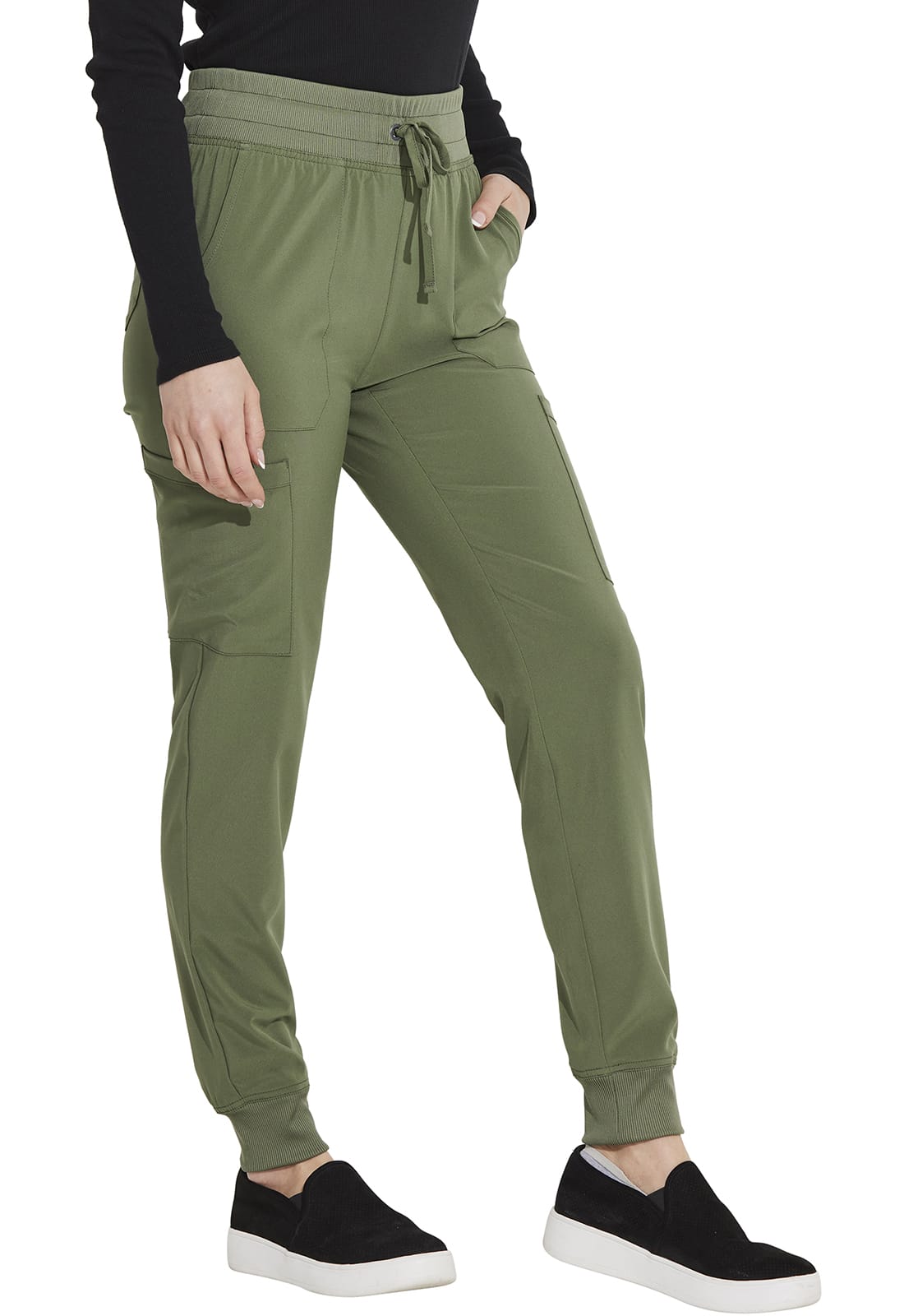 Dickies EDS Essentials DK065 Mid Rise Jogger Scrub Pant Women Olive