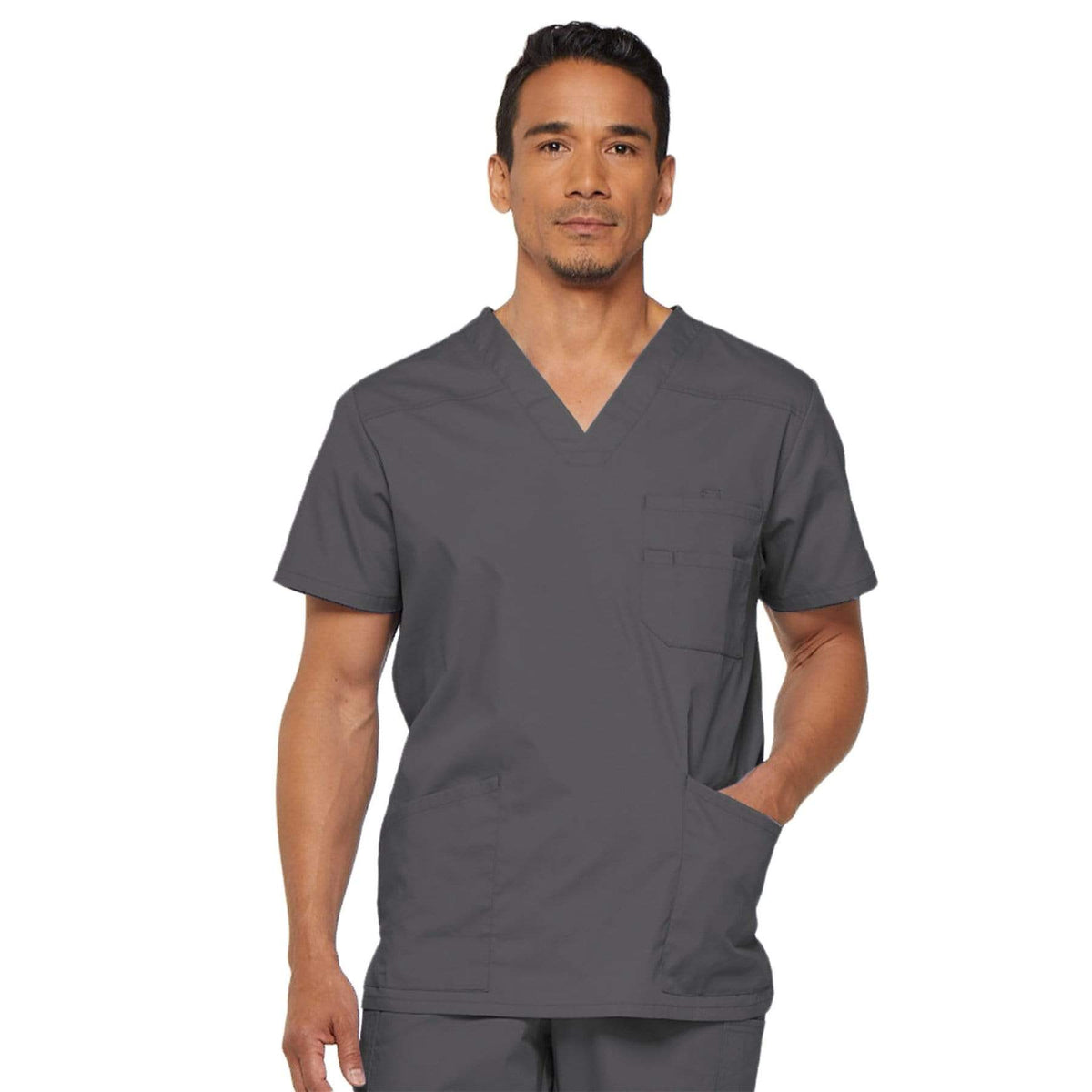 Dickies Top 2XL Dickies EDS Signature 81906 Scrubs Top Men Pewter