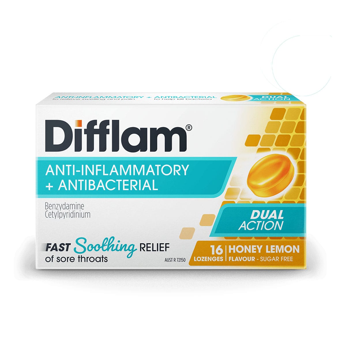 Difflam Sore Throat Lozenges Honey & Lemon 2
