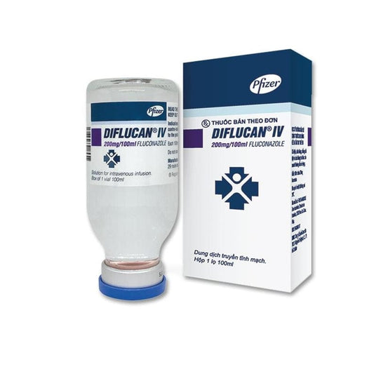 Pfizer Antifungals Diflucan Intravenous (IV) Vial - Fluconazole 200mg/100ml