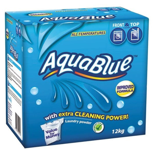 Diversey Cleaning & Washroom Supplies Carton of 1 Diversey Aqua Blue Laundry Powder 12kg