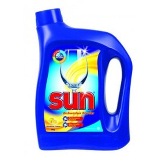 Diversey Cleaning & Washroom Supplies Carton of 4 Diversey Sun Dishwasher Powder Sunshine Lemon 3kg