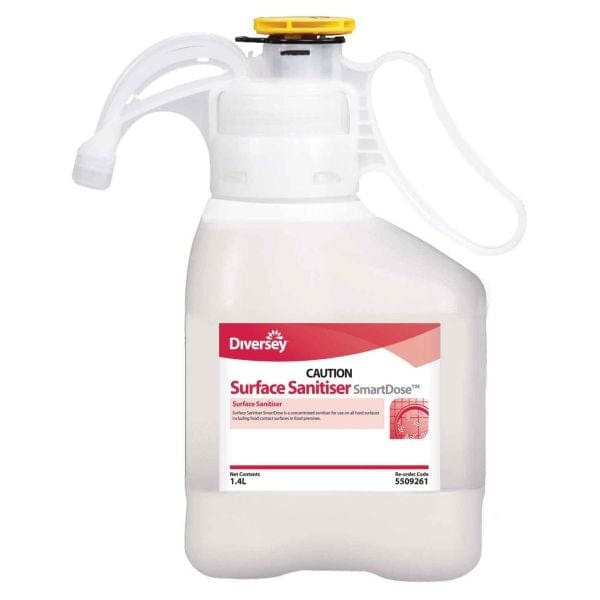 Diversey Cleaning & Washroom Supplies Carton of 2 Diversey Surface Sanitiser Smartdose 1.4Lt