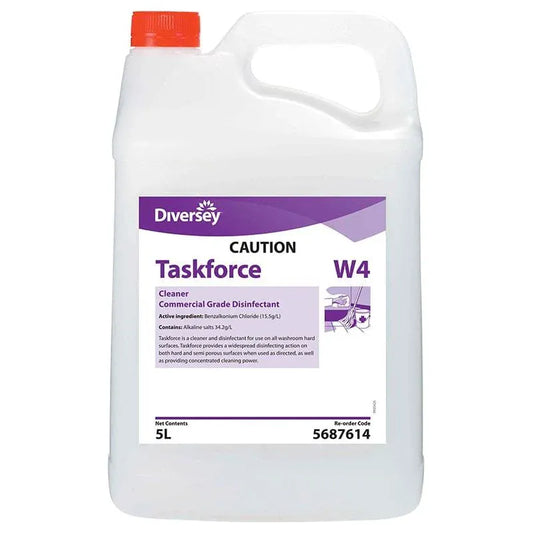 Diversey Cleaning & Washroom Supplies Carton of 2 Diversey Taskforce Jf Cleaner Disinfectant H/D 2.5L